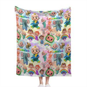 Cocomelon Fleece Throw Blanket Cartoon Cute for kids Soft (BRAND NEW) 50X40 Inch